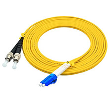 ST/PC-LC/PC OS2 Single Mode Duplex Fibre Patch Cable VIVANCO VCFCLTDPS2LS3