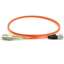 SC/PC-FC/PC OM1 Multimode Duplex Fibre Patch Cable VIVANCO VCFCSFDPM1LS3