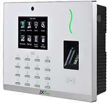 Máy chấm công vân tay, thẻ và mật khẩu dòng Green Label ZKTeco G2
