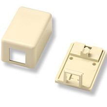 1-Port Surface Modular Jack Box COMMSCOPE (1116697-1)