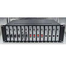 14 Slot HDMI Rack Fiber