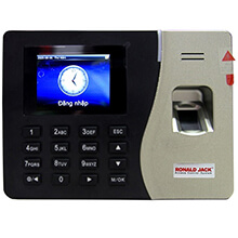 Máy chấm công vân tay và thẻ cảm ứng RONALD JACK P5