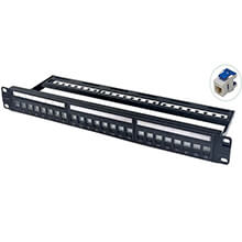 Patch panel 24-port CAT6 VIVANCO VCCPUF6241B
