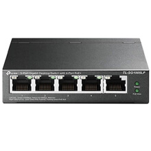 5-Port GE with 4-port PoE+ Switch TP-LINK TL-SG1005LP