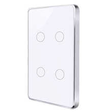 Thiết bị thông minh SmartZ | Công tắc thông minh cảm ứng 4 nút viền kim loại SmartZ WZ1