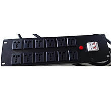 Ổ điện 12 port có CB chuẩn 19 inch TCN-PR12