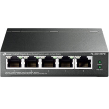 5-Port GE with 4-Port PoE+ Switch TP-LINK TL-SG105PE