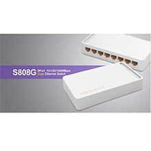 8-port 10/100/1000Mbps Switch TOTOLINK S808G
