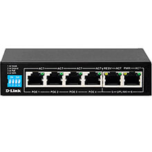 4-Port 10/100 PoE Switch D-Link DES-F1006P-E