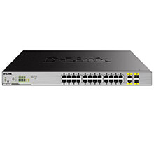 24-Port Gigabit PoE Switch D-Link DGS-1026MP