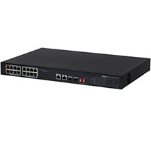 16-Port Unmanaged PoE Switch DAHUA DH-PFS3218-16ET-135