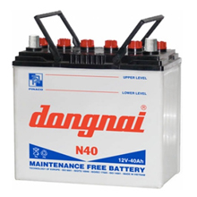 Ắc quy Đồng Nai Pinaco | Ắc quy 12V-40Ah Đồng Nai Pinaco N40