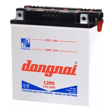 Ắc quy Đồng Nai Pinaco | Ắc quy xe máy 12V-5Ah Đồng Nai Pinaco 12N5