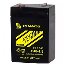Ắc quy Đồng Nai Pinaco | Ắc quy 6V-4.5Ah Đồng Nai Pinaco PA 6-4.5