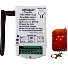 Công tắc điều khiển từ xa 2 kênh KAWA RF2K-220V-RM01B