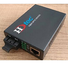 HDTEC Converter 2 core Quang 1 Port 1G