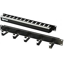 Thanh quản lý cáp ngang 1U Vietrack VRMH01-1R