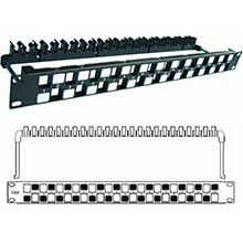 Patch Panel 1U 24P Cat.6A UTP Dintek (1406-00011)