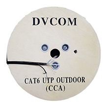 Cáp-phụ kiện DVCOM | Cáp mạng treo DVCOM Cat6 UTP (CCA)