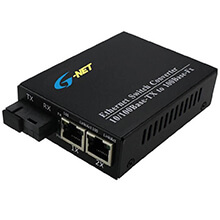 2-port FE Switch G-NET G-UES-1FX2TX-SC20A/B