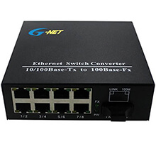 8-port FE Switch G-NET G-UES-1FX8TX-SC20