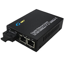 2-Port GE Switch G-NET G-UES-1GX2GT-SC20A/B
