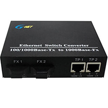 2-port GE Switch G-NET G-UES-2GX2GT-SFP