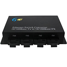 4-port 10/100Base-TX Switch G-NET G-UES-4FX4TX-SFP