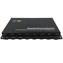 2-port GE Switch G-NET G-UES-8FX2GT-SC20