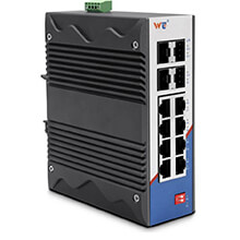 8-port Gigabit + 4-port 1000Base-X SFP Industrial DIN-Rail Switch WINTOP YT-RS2312-4GF8GT