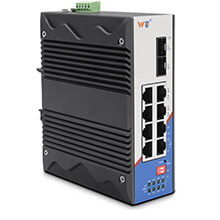 8-port 10/100/1000BaseT-(X) Industrial DIN-Rail PoE Switch WINTOP YT-RS2310-2GF8GT-8POE
