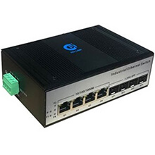 Bộ chuyển đổi quang công nghiệp 10/100/1000Mbps HO-LINK G-IES4SFP4EG-20S