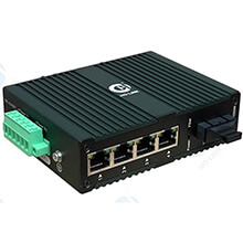 Bộ chuyển đổi quang công nghiệp 10/100/100Mbps HO-LINK HL-IES-1GX4GT-20