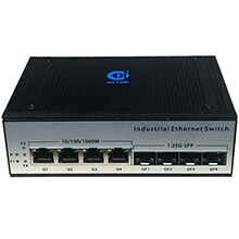 Bộ chuyển đổi quang công nghiệp 10/100/1000Mbps HO-LINK G-IES-4SFP4EG-20S