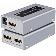 Bộ kéo dài HDMI qua cáp mạng 50/60M DTECH DT-7009C