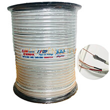 Cáp đồng trục liền nguồn RG59 + 2C SINO RG59/CCS+2CX0.4/SP/TR/CCS/SP