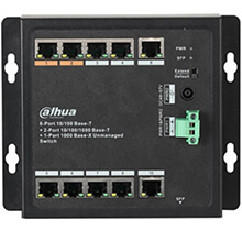 8-Port FE PoE Switch DAHUA DH-PFS3111-8ET-96-F