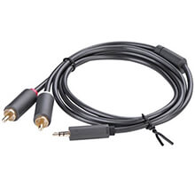 Cáp audio 3.5mm sang 2RCA (hoa sen) 15m Ugreen 60834