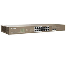 16-Port GE PoE Switch IP-COM G1118P-16-250W
