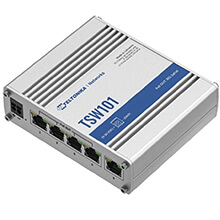 5-port Gigabit Ethernet Industrial PoE Switch Teltonika TSW101
