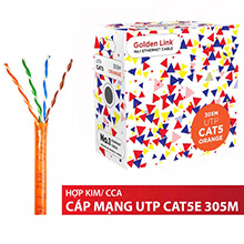 Cáp mạng Golden Link TW1101-1 mẫu mới (305m, Cam)