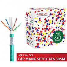 Cáp mạng Cat6 SFTP Golden Link TW1104-1 (mẫu thùng mới)