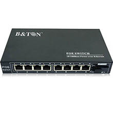8-port 10/100Mbps PoE Switch BTON BT-D6108FE-20