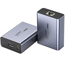Bộ kéo dài HDMI 50m qua cáp Lan Cat6 Ugreen 90811EU