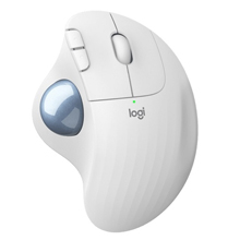 Bàn phím và chuột Logitech | Chuột bi xoay không dây Logitech ERGO M575 for Business (Trắng)