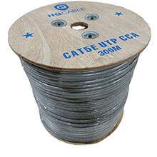 Cáp mạng HQCABLE CAT5E UTP CCA (HQ5UCA045)