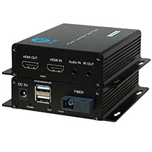 Bộ chuyển đổi HDMI sang cáp quang có cổng USB HO-LINK HL-HDMI-1USB-20TR