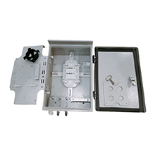 Hộp phối quang ODF TCNet | Vỏ ODF treo ngoài trời 16FO-24FO + Khay + Đai Inox