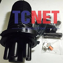 Măng xông quang | Măng xông cơ khí mũ chụp cáp quang 12FO TCN-D003 (1 cổng lớn/4 cổng nhỏ)