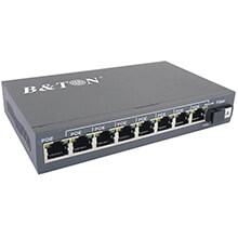 8-port 10/100/1000Mbps PoE Switch BTON BT-D6108GE-20